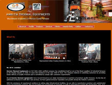 Tablet Screenshot of amrutathermal.com
